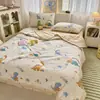 Colcha de verano de algodón puro grado A para maternidad e infancia, colcha de algodón 100% de algodón de Xinjiang, colcha de aire acondicionado para dormitorio, colcha de verano floral, colcha para uso doméstico