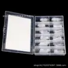 Arte de unhas molde de unha de cristal papel de suporte para extensão de unha sem suporte extensão de unha rápida fototerapia extensão de unha 120 tabletes excluindo imposto