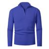 Comércio Exterior Transfronteiriço Amazon Outono e Inverno Nova Camisa Tricô Masculina com Gola Marca de Moda Casual Slim Camisa Básica para Homem