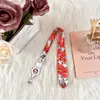Cartoon Card Holder Estudante Easy Pull Buckle Bus Card Holder Multifuncional Subway Card Holder Telescópico Lanyard Keychain Rice Card Holder