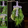 Adornos Colgantes de Artemisa Artificial para el Festival del Bote del Dragón, Bolsitas Terminadas, Ramos Hechos a Mano Repelentes de Mosquitos, Colgantes de Puerta con Borlas, Decoraciones para Puerta de Entrada