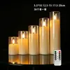 Luz de Vela Popular de Acrílico da Amazon, Luz de Vela Eletrônica LED Transfronteiriça com Copo, Ambiente de Chama Simulada Cintilante
