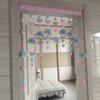 Cortina de porta doméstica quarto perfurado explosivo princesa amor desenho animado casa partição pingente menina decoração coração cortina grátis