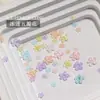 Novos Acessórios de Nail Art Grandes e Pequenos Gelo Transparente Flor de Cinco Pétalas Diamante de Fundo Plano Pétala de Macaron Acessórios de Diamante para Nail Art Atacado