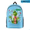 Venta Directa Transfronteriza Nuevo Monstruo Verde de Piel Grinqi Periférico Impresión Digital 3D Mochila de Tendencia Europea y Americana