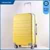 ABS Bagagem Roda Universal 20 24 28 polegadas carrinho de embarque caixa Business Suitcase logotipo de suporte