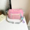 Bolso Coreano Moderno y Elegante para Niños, Bolso de Pecho de Moda Color-Blocking para Niños Pequeños, Genial Bolso Cruzado para Niños Pequeños que Salen