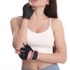 Equipamento de Proteção de Palma para Halteres de Musculação Fitness Unissex Personalizável Luvas de Meio Dedo para Treino, Antiderrapantes e Resistentes ao Desgaste