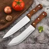 Cuchillo de hueso con mango de madera para matar carne, cortar carne de cerdo, raspar hueso, afilado, hendidura, cuchillo de cerdo, corte de carne, cuchillo de carnicero, chef