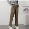Novas Calças Casuais Slim para Homens Outono e Inverno 2025, Caimento Reto Estilo Coreano Tendência Afunilada Calças Sociais Versáteis