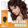 TK Mousse para Cabello Rizado Transfronterizo Hidratante Protección de Rizos Post-Permanente Styling Voluminizador Moldeador Elasticidad Espuma Fijadora Cera para el Cabello