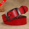 [Piel de vaca genuina] cinturón de mujer de piel de vaca pura cuero genuino llamativo estilo coreano versátil moda casual decorativo cinturón para jeans