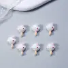 Accesorios de Arte de Uñas de Conejo de Dibujos Animados Estilo Japonés Rhinestone de Resina Decoraciones de Uñas Portátiles Accesorios para Fundas de Teléfono Pegamento de Crema Accesorios de Material DIY