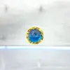 Pendientes de Titanio Astmf-136 con Borde Dorado y Ópalo Pendientes de Titanio G23 con Ópalo Perforación Joyería para Perforación