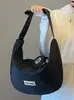 Bolso Bandolera de Lona y Tela de Nylon Negro de Gran Capacidad Estilo Japonés y Coreano para Mujer Bolso Grande Multicolor para Estudiantes