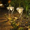 Luminária de Gramado LED Diamante Solar, Luz de Jardim Externa à Prova d'Água, Poste de Rua Paisagístico, Luz de Diamante, Painel Solar Colorido