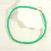 Europa y Estados Unidos moda transfronteriza estilo vacaciones de playa collar de arcilla polimérica verde suave temperamento combinación de colores collar fresco venta al por mayor