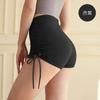 Fornecimento direto da fábrica de novas calças de ioga, shorts esportivos, cordão, justas, fitness, corrida, justas, femininas, cintura alta, quadril