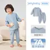 [7A Antibacteriano] Roupas de Casa para Crianças, Roupas de Outono, Pijamas para Meninas, Roupas de Manga Longa de Outono para Meninos, Conjuntos de Roupa Íntima para Bebê