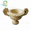 Fornecimento de Fábrica Vaso de Flores Esculpido em Pedra Comunidade de Vilas Exterior Europeu Tigela de Flores Escultura Decoração Escultura Paisagismo Vaso de Flores