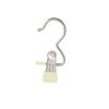 Pinza Multifunción con Gancho Acero Inoxidable Sin Marcas Pinza para Ropa Gancho Individual Perchero para Pantalones Pinza para Pantalones Falda Hogar Pinza Pequeña Individual