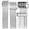 Amazon Vajilla de Acero Inoxidable Oro Portugués Cuchillo para Bistec, Tenedor, Cuchara, Cucharilla de Té para 6 Personas Set Transfronterizo de 24 Piezas