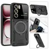 Adequado para Oppo Reno14F Capa Protetora com Janela Grande A6X Capa de Celular Multifuncional com Suporte
