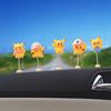 Nuevos adornos de resina de Pikachu para coche, adornos de dibujos animados para la consola central del coche, decoraciones para la pantalla de navegación, adornos de cabeza que se mueven