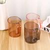 Vaso para cepillos de dientes doméstico, vaso simple para enjuague bucal, vaso creativo para cepillos de dientes, vaso japonés para drenaje, vaso para cepillos de dientes para pareja, vaso de plástico transparente