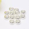 Bolsa de cobre 18K cor dourada proteção furo grande roda contas espaçador piercing jóias acessórios colar pulseira pulseira espaçador acessórios