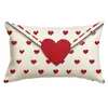 Funda de Almohada para el Día de San Valentín Transfronteriza, Decoración de Ambiente Festivo, Funda de Cojín para Sofá del Hogar, Funda de Cojín para Dormitorio con Estampado de Amor