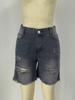 Shorts de Mezclilla Rasgados con Flecos de Gran Tamaño para Mujer, Comercio Exterior Transfronterizo Europeo y Americano, Suministro