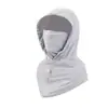 Sombrero con Máscara Facial Integrada y Cordón Ajustable para Protección Solar en Verano, Malla Transpirable para Protección Facial Completa, para Ciclismo y Conducir