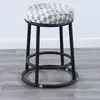 Silla de Barra, Taburete de Barra Redondo, Taburete de Barra KTV de Hierro Forjado, Taburete de Mostrador para Tienda de Teléfonos Móviles, Silla Alta Comercial