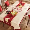 Nuevo Mantel Estilo Chino, A Prueba de Aceite, Impermeable, No Requiere Lavado, Nuevo Modelo 2025, Rojo Festivo para Año Nuevo, Cubierta de Mesa de Comedor de Atmósfera de Alta Gama