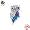Aifule original exquisitas cuentas de búho mágico plata esterlina s925 cuentas sueltas cuentas para joyería diy accesorios para joyería