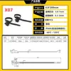 Abraçadeiras de Cabo para Carro Material Nylon Pa66 Várias Especificações Abraçadeiras de Cabo Tipo Cabeça de Avião Abraçadeiras de Cabo para Chicote Abraçadeiras de Cabo Autotravantes com Dente Reversível