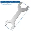 Llave inglesa de boca abierta de ajuste a presión simple, llave pequeña desechable de una sola cabeza para tuberías de baño, llave de cabeza fija ultradelgada