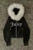 Europeu e Americano Transfronteiriço Novo Estilo Hot Diamond Decoração Jaqueta de Gola de Pelo Retrô Subcultura Street Style Zíper Cardigan Moletom Atacado