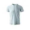 Série Ice Silk Refrescante! Tecnologia de perfuração a laser~Camiseta casual esportiva de manga curta para treinamento abrangente de verão para homens