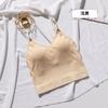 Novo top tomara-que-caia com alça em U nas costas, lindo, para mulheres, com bojo, peça única, base, sexy, versátil, atacado