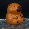 Decoração de Bolo Capivara para Temporada de Formatura e Enfeites, Brinquedos de Fantasia de Capivara Super Fofos para Passar nos Exames Sempre