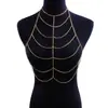 Cadena de Cuerpo Metálica de Múltiples Capas Nueva WMS, Nuevo Accesorio Transfronterizo Europeo y Americano, Disponible en Dorado, Plateado y Negro