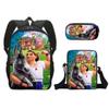 2021 Nueva Mochila Escolar Mágica Full House para Estudiantes Mochila de Poliéster Mochila Creativa Cómoda Bolso Estampado Estuche para Lápices