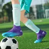 Chuteiras de Futebol Novo Modelo Transfronteiriças, Tênis de Treino Juvenil de Cano Alto, Chuteiras de Longa Cravação para Gramado Sintético Tf, Tênis de Treino Profissional para Gramado Artificial