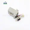 SuPPly Xing Kaitai RJ45-DB9P (6P6C) Conector de Computadora, Adaptador Macho y Hembra