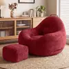 Cadeira de lounge para lazer em casa com varanda para adultos, adequada para dormir, poltrona puff individual para cochilo, sofá reclinável preguiçoso