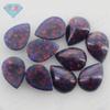 Huagang Gema Forma de Pera Color Artificial Sintético Gema Australiana Piedra Desnuda Forma de Gota Base Plana Cara Lisa Ópalo FH22