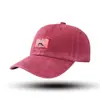 Gorra de Béisbol Bordada Vintage Lavada Unisex Sombrero para el Sol Moda Parte Superior Suave Visera Curva Gorra de Béisbol Logo Personalizado