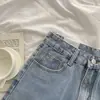 Shorts de mezclilla rotos para mujer verano 2022 Nuevos holgados pierna ancha línea A pantalones versátiles adelgazantes deshilachados hot pants moda ins